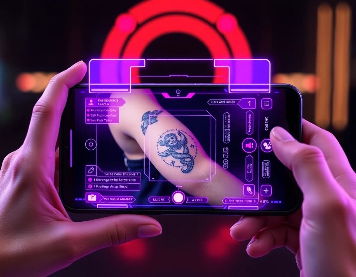Future of AI Tattoo Design - Augmented Reality Preview