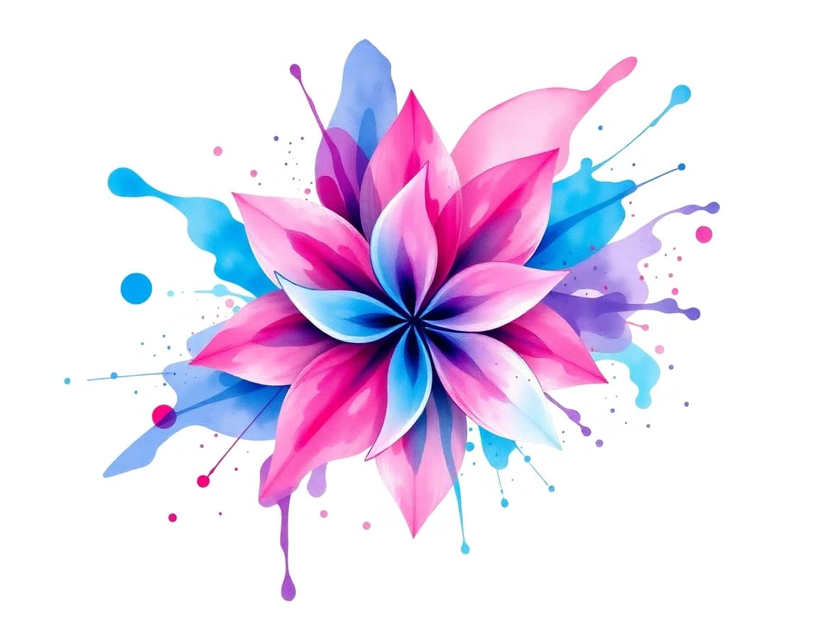 Watercolor tattoo style - AI tattoo generator