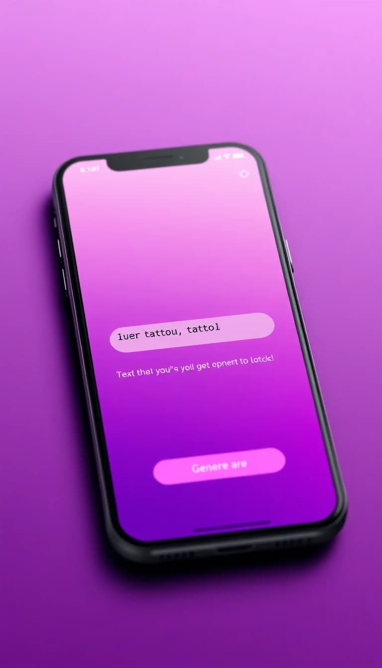AI-generated custom tattoo design unique to you